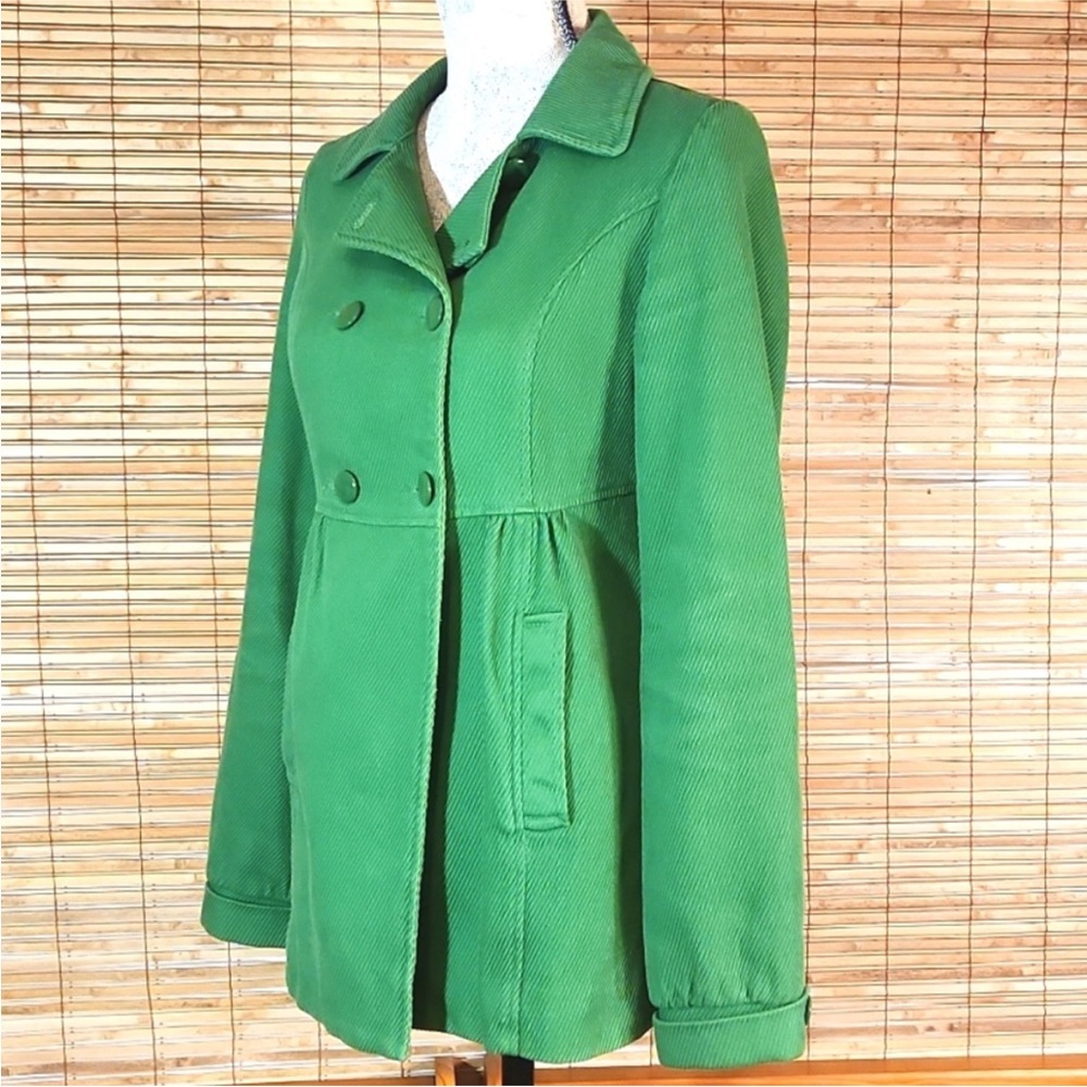 Tulle Green Pea Coat